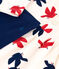 Robe bébé en coton manches longues et legging, imprimée oiseaux blanc AVALANCHE/ MULTICO