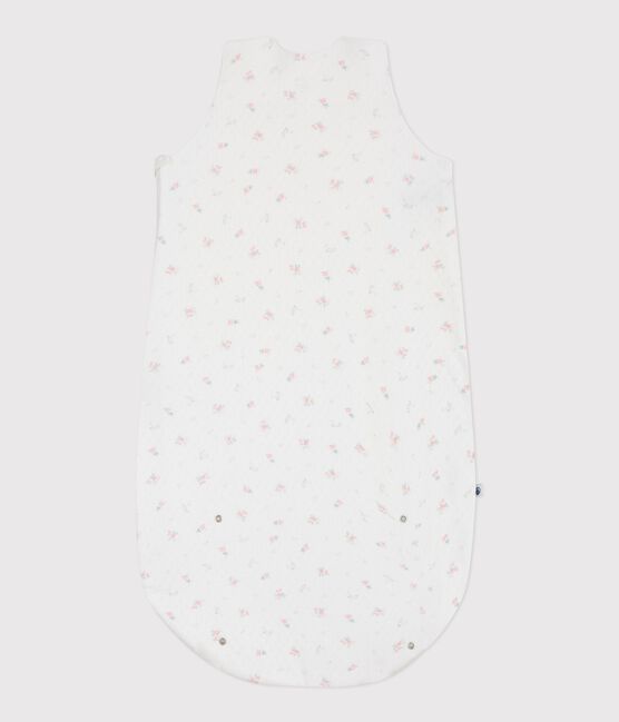 Gigoteuse bébé en coton fleuri TOG 0.5 blanc MARSHMALLOW/blanc MULTICO