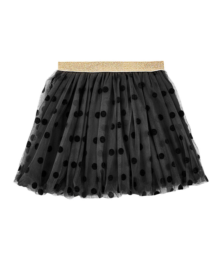 Jupe en tulle enfant fille gris