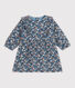 Robe manches longues bébé en gaze de coton imprimée