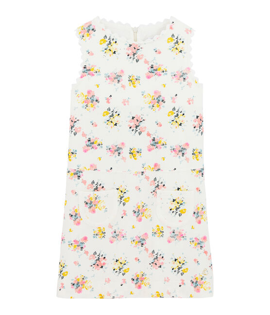 Robe de cérémonie enfant fille blanc MARSHMALLOW/blanc MULTICO