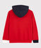 Sweatshirt à capuche enfant garçon rouge TERKUIT/ SMOKING