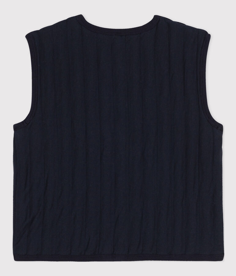 Cardigan sans manches moelleux Femme bleu SMOKING