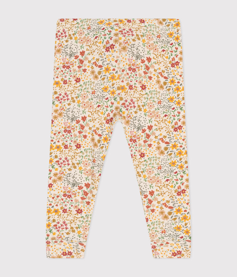 Legging en coton b&eacute;b&eacute; blanc AVALANCHE/ MULTICO