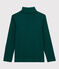Sous-pull en coton enfant fille / garçon vert PINEDE