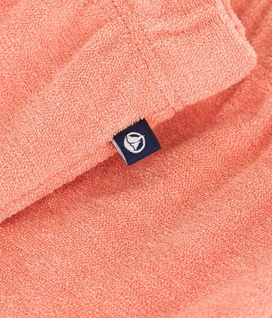 Short bébé en coton éponge orange ABRICOT