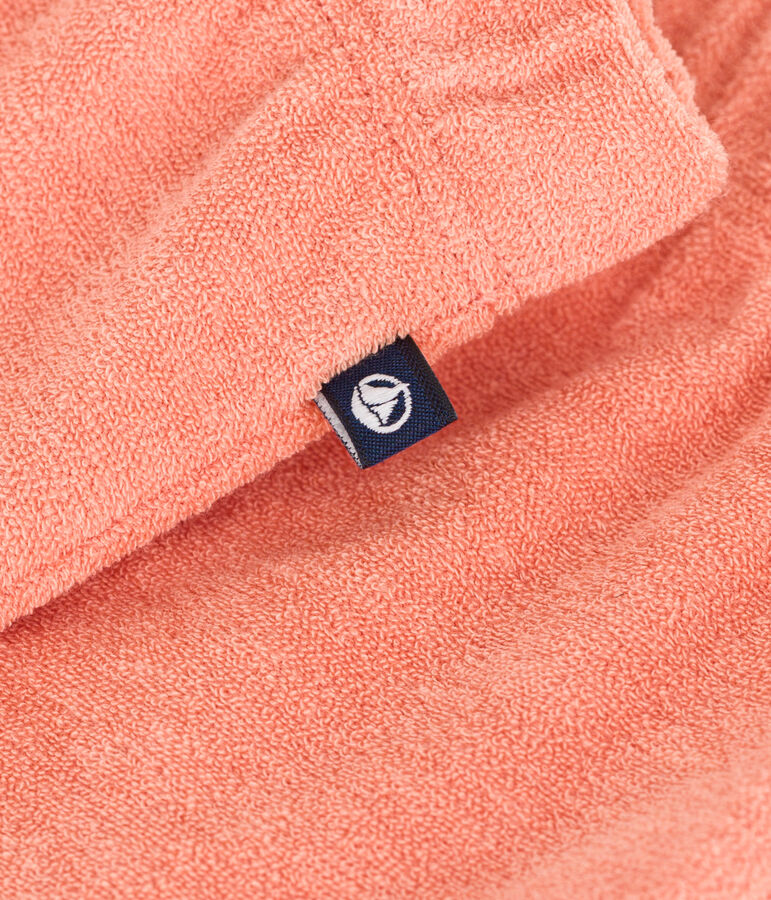 Short b&eacute;b&eacute; en coton &eacute;ponge orange ABRICOT