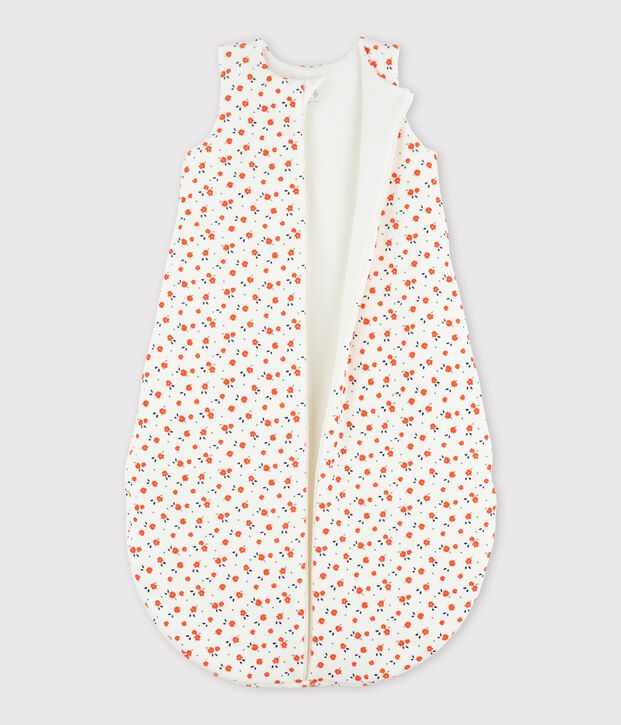 Gigoteuse b&eacute;b&eacute; en velours. blanc/multicouleur