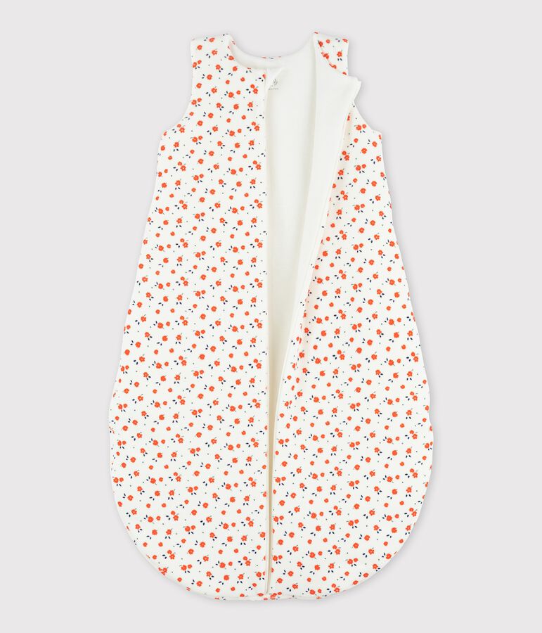 Gigoteuse b&eacute;b&eacute; en velours. blanc/multicouleur