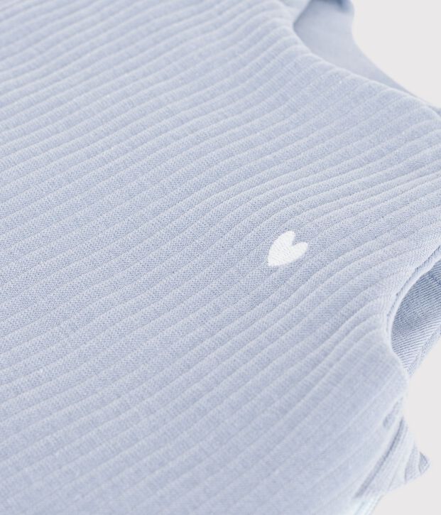 Gigoteuse b&eacute;b&eacute; en velours uni TOG 3 bleu clair
