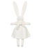 Doudou lapin raffiné blanc MARSHMALLOW