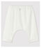 Pantalon blanc bébé en popeline de coton biologique blanc MARSHMALLOW