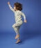 Pyjama imprimé jungle petit garçon en coton blanc MARSHMALLOW/blanc MULTICO