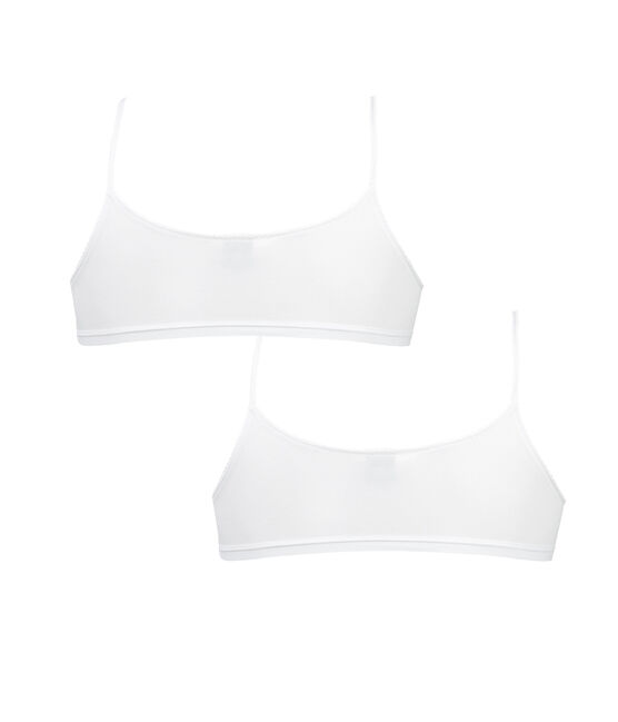 Duo de brassières petite fille blanc LOT