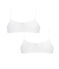 Duo de brassières petite fille blanc LOT