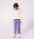Cardigan enfant en coton &agrave; fleurs