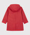 Trench à capuche enfant fille rouge TERKUIT