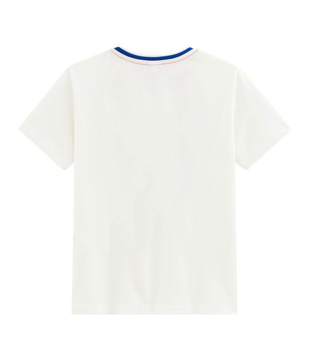 Tee-shirt enfant garcon blanc