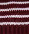Bonnet en laine melangée rouge OGRE/blanc MARSHMALLOW