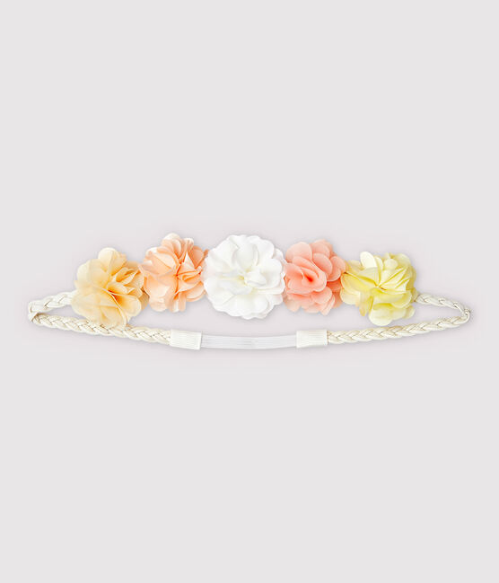 Couronne de fleur bébé fille variante 1