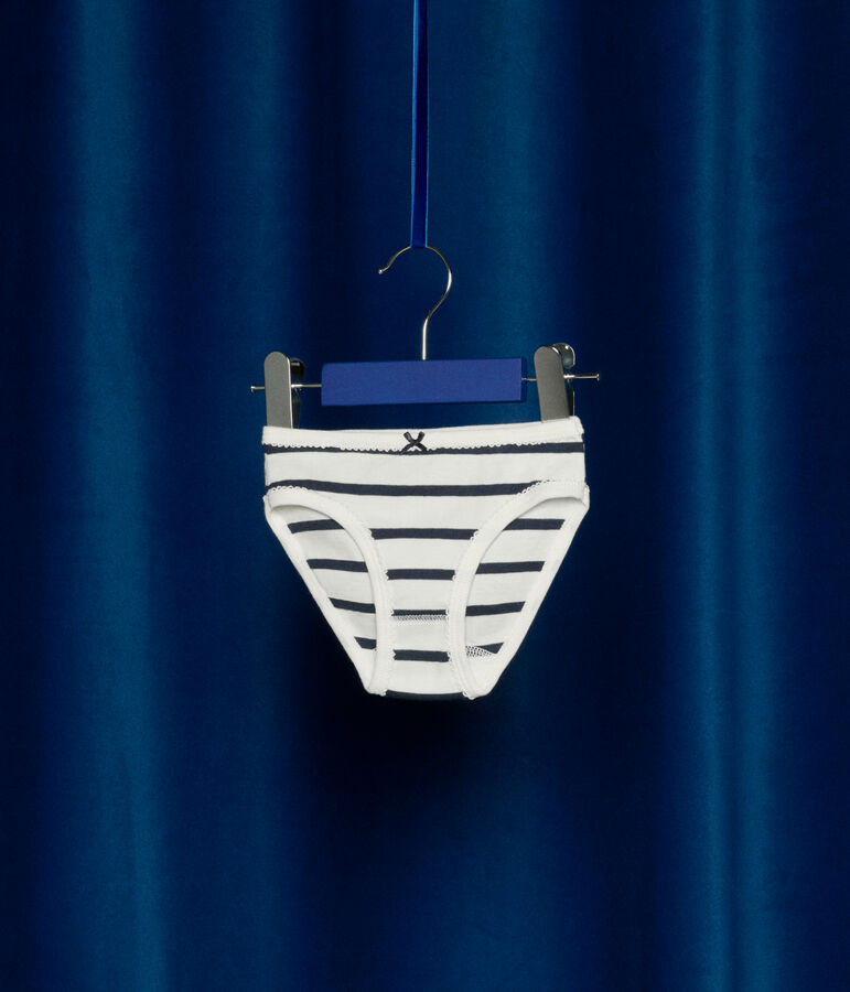 Lot de 3 culottes ray&eacute;es petite fille variante 1