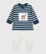 bleu SHADOW/écru MULTICO