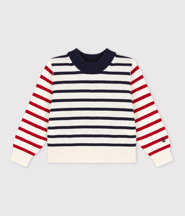 Pull marin en coton enfant fille / garçon