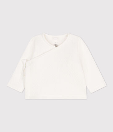 Cardigan en tubique matelassé en coton bébé