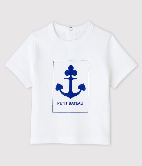 Tee-shirt bébé garçon blanc ECUME