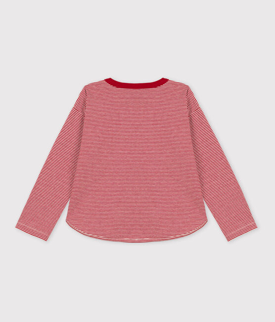 Tee-shirt manches longues en tubique enfant fille / garçon STOP/ MONTELIMAR