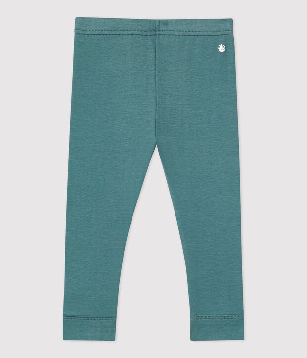 Legging en coton bio b&eacute;b&eacute; vert