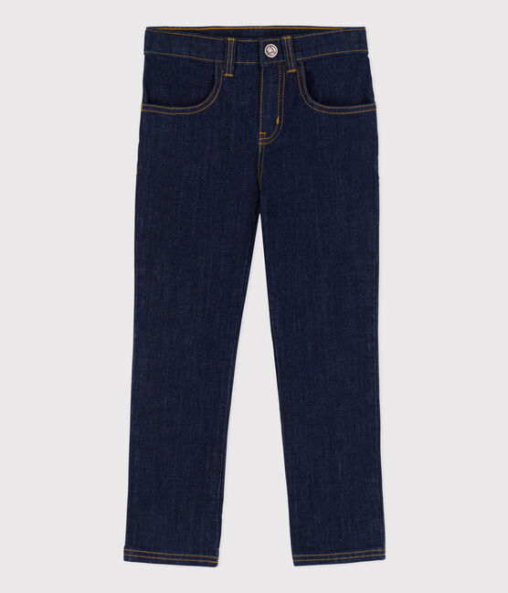 Pantalon slim en denim enfant fille bleu DENIM BRUT