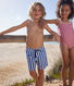 Short de bain rayé enfant garçon
