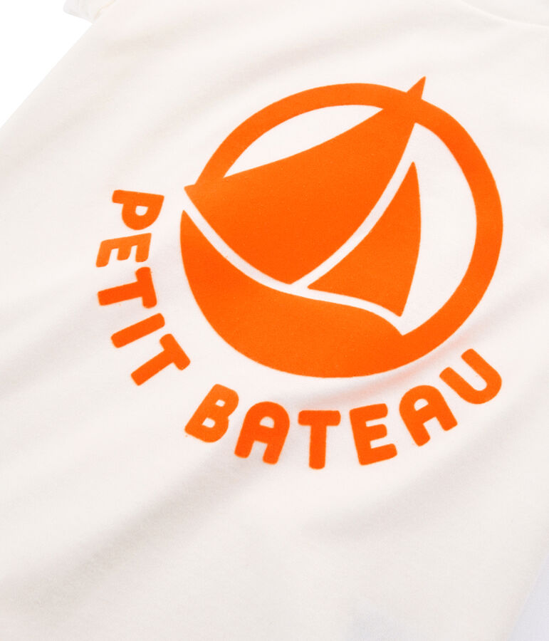 Tee-shirt logo enfant blanc MARSHMALLOW