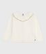 Cardigan enfant en laine et coton uni