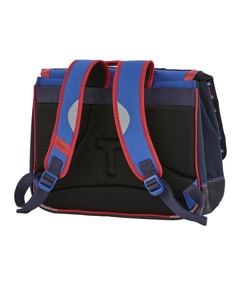 Cartable enfant Petit Bateau x Tann's bleu/rouge/blanc