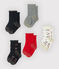 Lot de 5 paires de chaussettes bébé fille variante 1