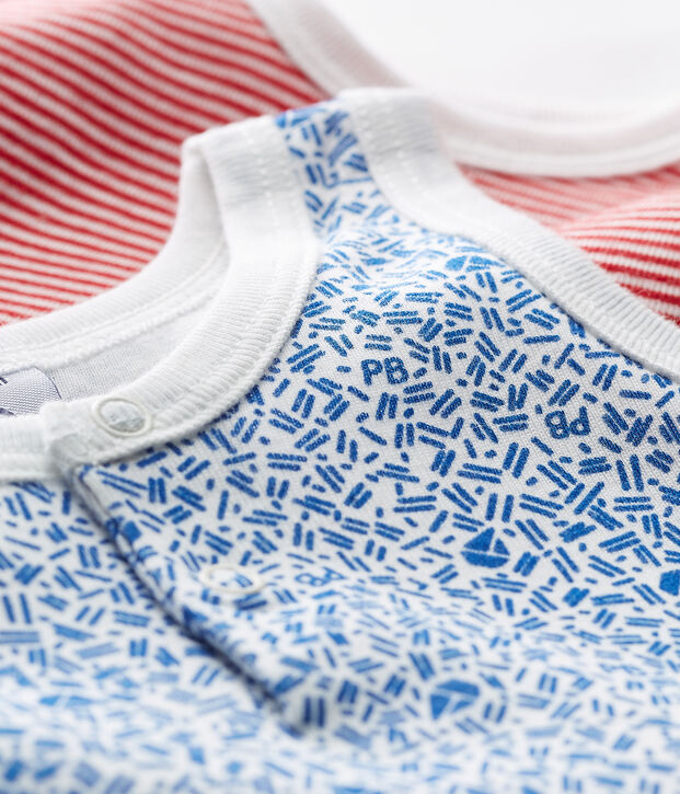 Duo de combicourts b&eacute;b&eacute; gar&ccedil;on en c&ocirc;te multicouleur