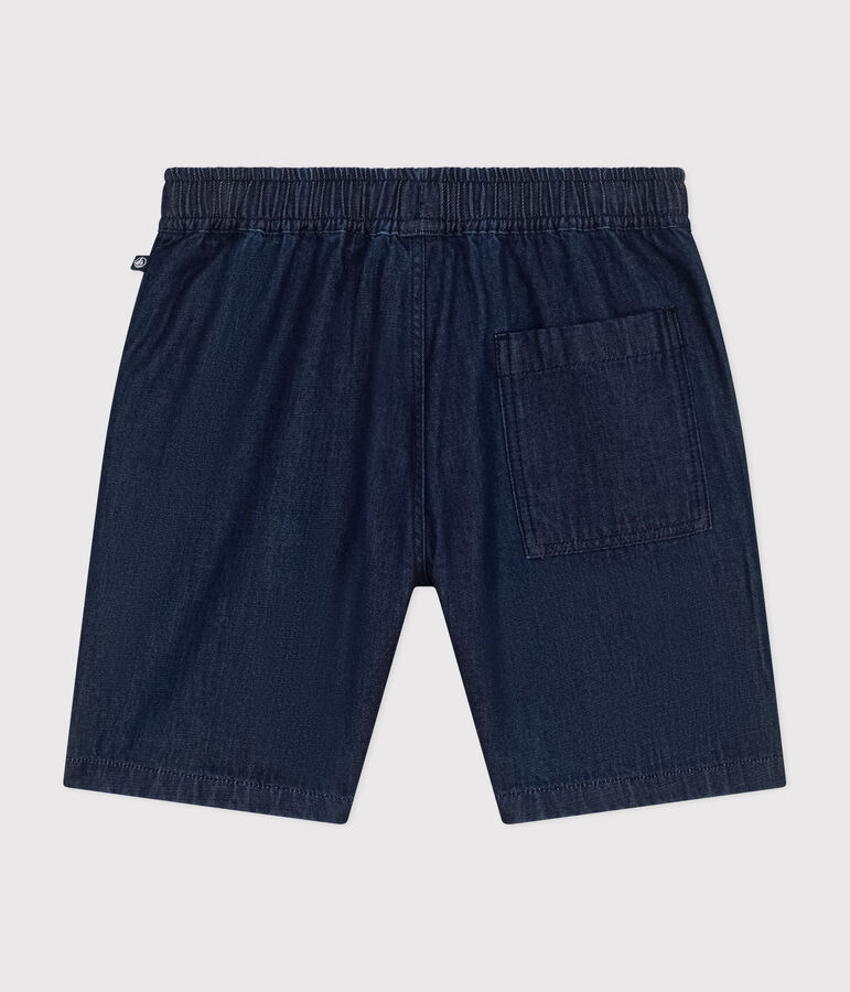 Short en denim l&eacute;ger enfant fille bleu DENIM