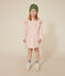 Robe manches longues en tubique enfant fille rose AVALANCHE/ ROSELINE