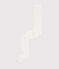 Collant uni en jersey de coton uni enfant blanc MARSHMALLOW