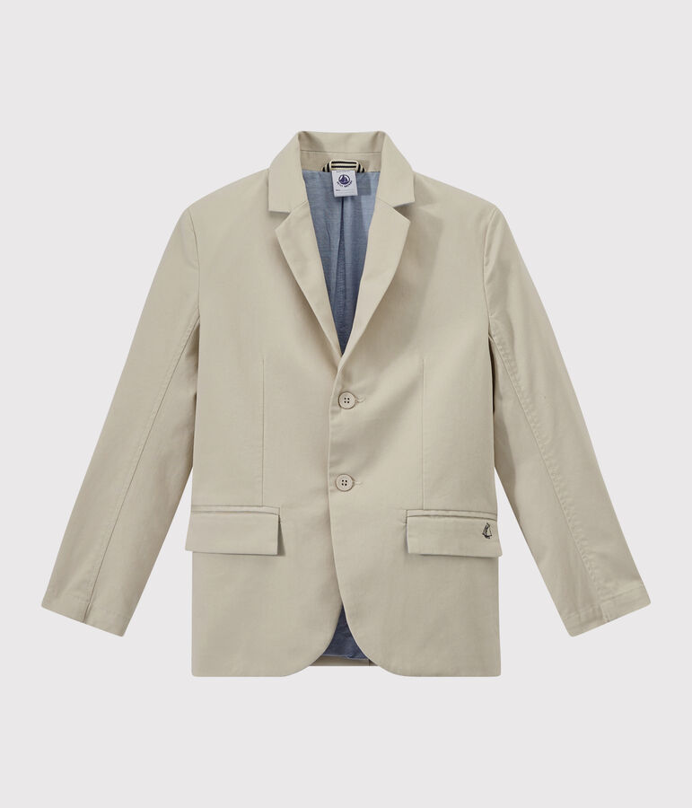 Veste enfant gar&ccedil;on beige FETA