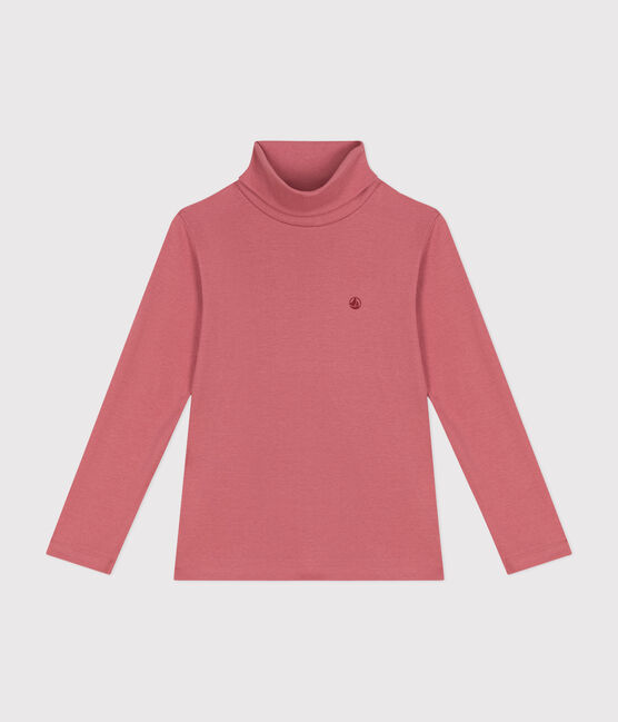 Sous-pull en coton enfant fille / garçon rose ROSEWOOD