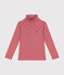 Sous-pull en coton enfant fille / garçon rose ROSEWOOD