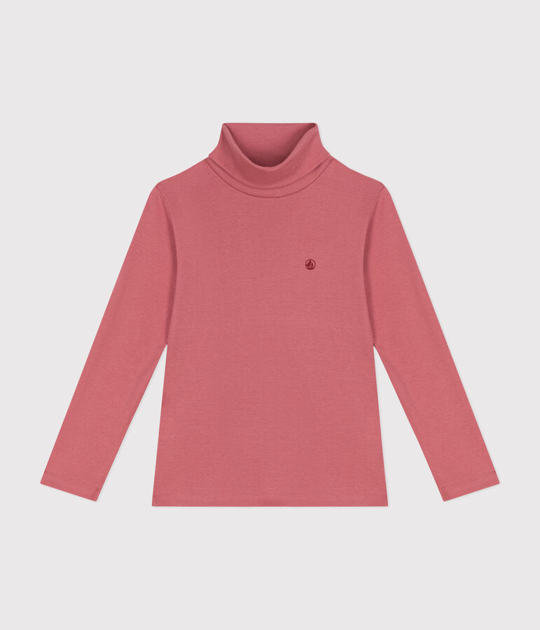 Sous-pull en coton enfant fille / gar&ccedil;on rose ROSEWOOD
