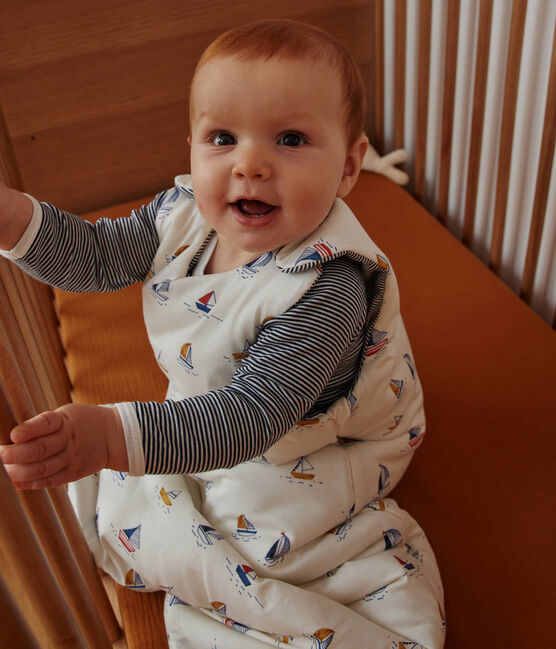 Gigoteuse bébé  en coton TOG 2.5 imprimés bateaux blanc MARSHMALLOW/bleu MEDIEVAL/ MULTICO
