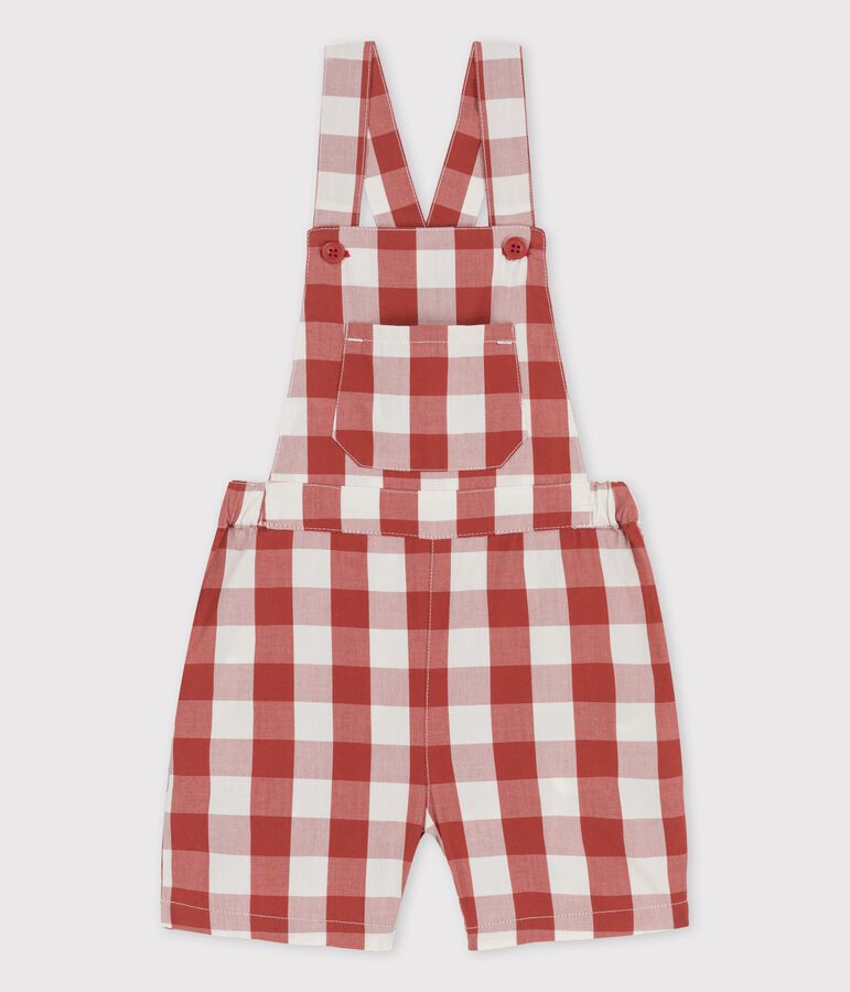 Salopette courte en popeline b&eacute;b&eacute; OMBRIE/ AVALANCHE