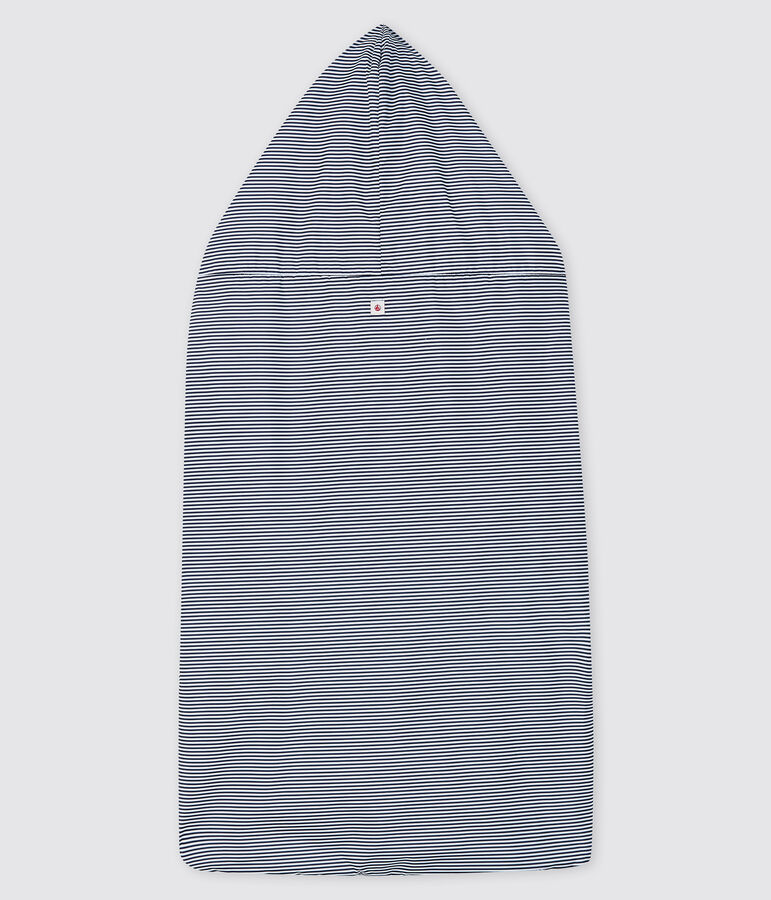 Prot&egrave;ge porte-b&eacute;b&eacute;  &agrave; rayures bleu/blanc