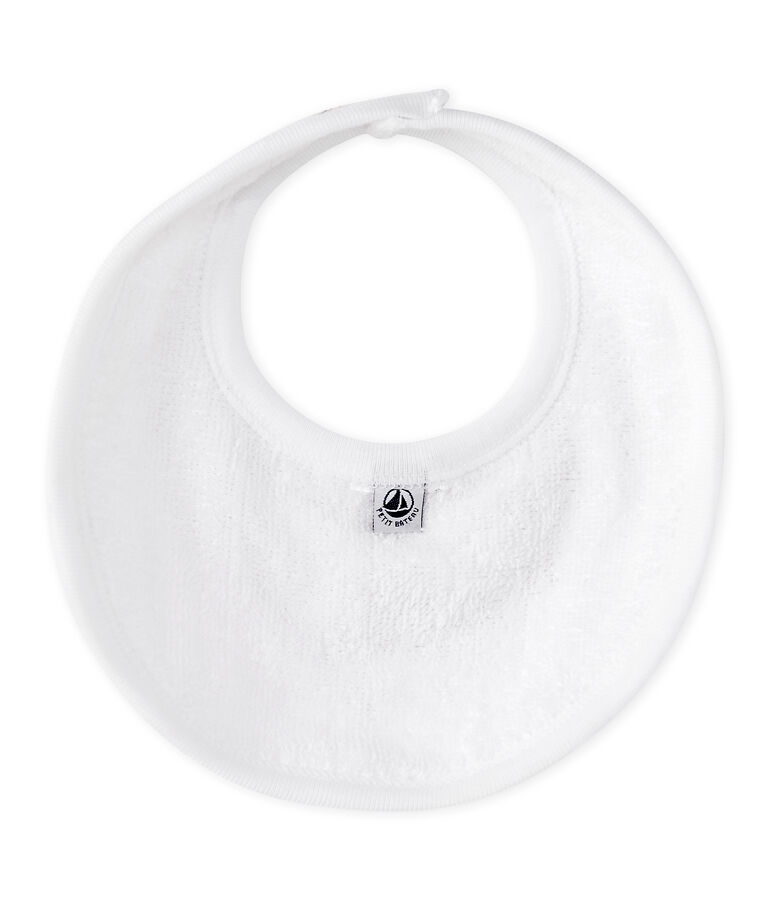 Bavoir b&eacute;b&eacute; mixte imprim&eacute; rose VIENNE/blanc MULTICO