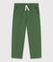 Pantalon enfant en coton vert PALMERAIE
